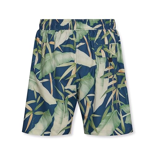 Bamboo Cay Men’s Hawaiian Tropical Printed Banana Leaves Swim Short2