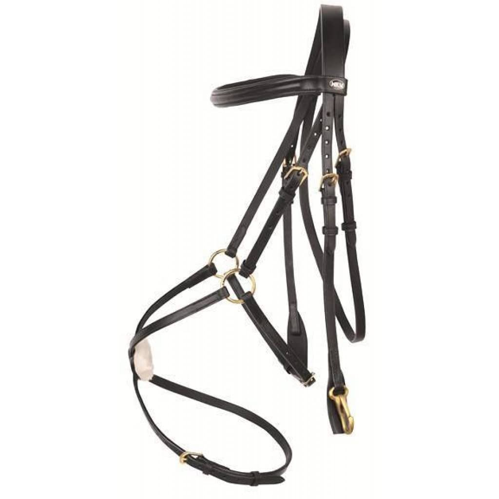 HKM Briderie-5847 Schwarz One Size pour vos séances d'entraînement quotidien