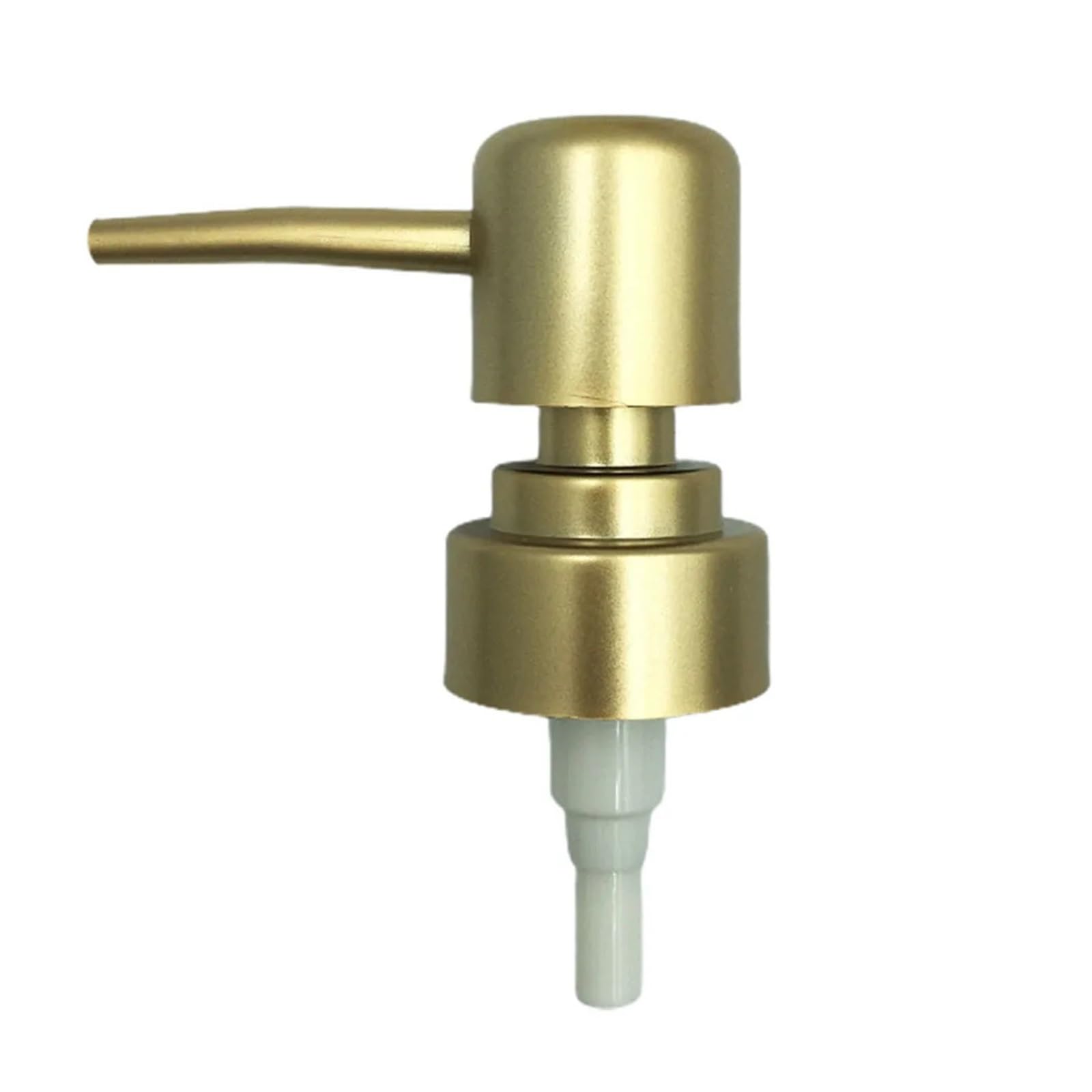 Soap Dispenser Pump Head, Replacement Nozzle for Soap Shampoo Bottle(Pearl Gold)