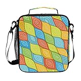 Lunchtasche mit verstellbarem Gurt für einfachen Transport, wiederverwendbar, Leinen-Lunch-Set für Reisen, Picknick, Schule, Büro