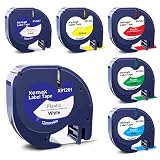 Compatible con las Dymo Etiquetadora: Para Dymo LetraTag LT-100H (S0883980), LetraTag LT-100H (S0883990), LetraTag LT-100H Plus (S0901180), LetraTag LT-100T Plus (V150307), LetraTag LT-100T ( S0758370), LetraTag LT100-H (1733011), LetraTag LT-110T, LetraTag QX-50, LetraTag XM, LetraTag XR, LetraTag 2000