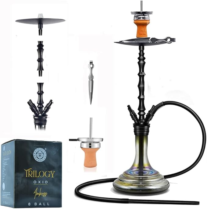 Complete Hookah Set with Everything 4 Hookah Hose