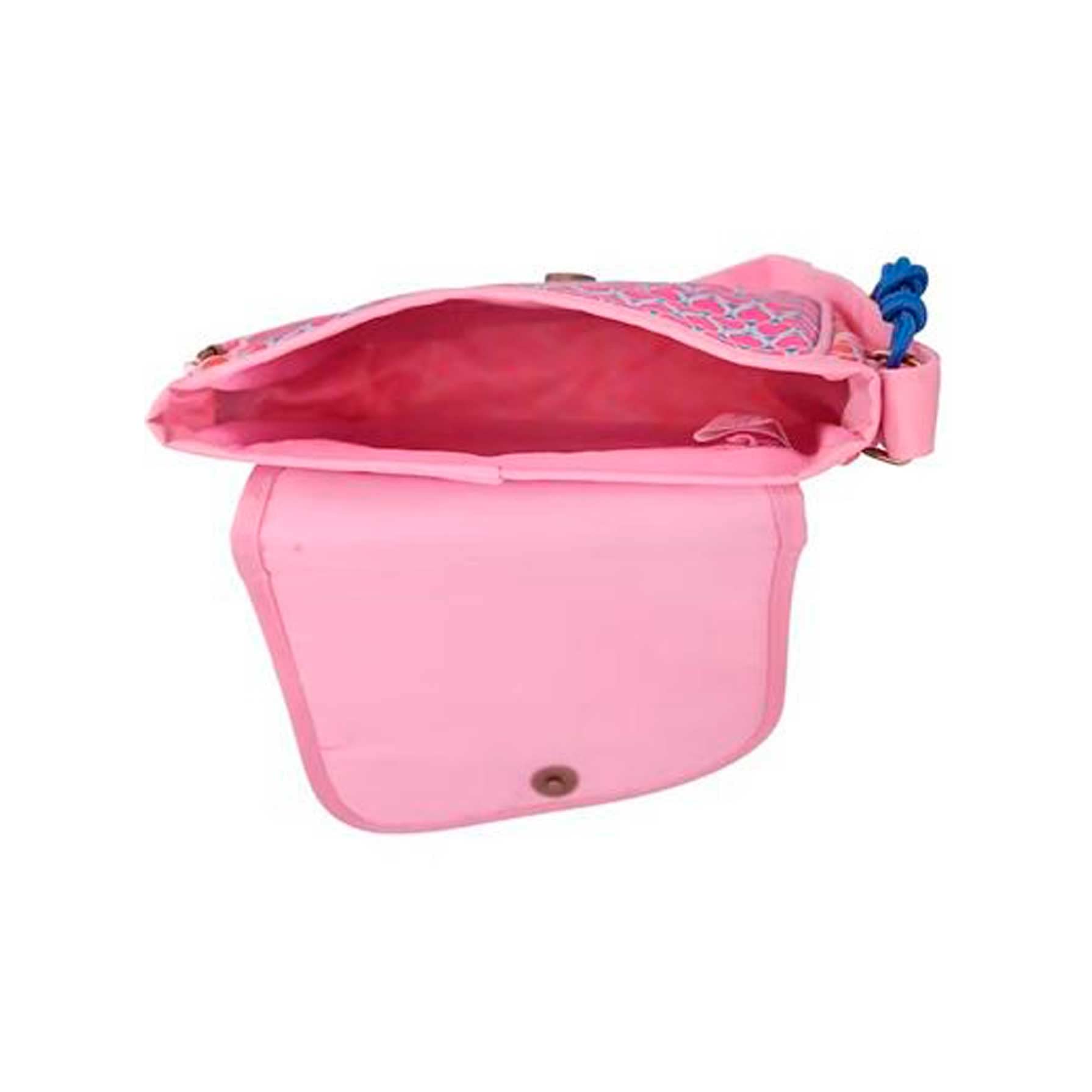 TOPModel One Love Shoulder Bag - Pink & Red Heart Design, Adjustable Strap For Girls - View #5