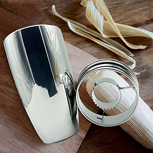 Cowslip Maïsschilmachine, draagbare roterende schilbeker van metaal, roestvrij staal, maïsmes-ontpitings- en… - Image 4