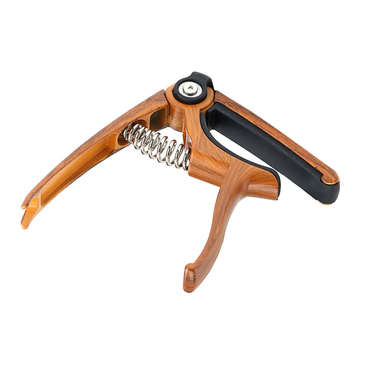 Yardwe 2 Piezas Cejilla De Guitarra Llave Guitarra Acustica Capo Accesorios Cejilla De Acordes Cejilla Para Guitarra Acustica Guitarra Cejilla Aleación De Zinc Marrón Claro
