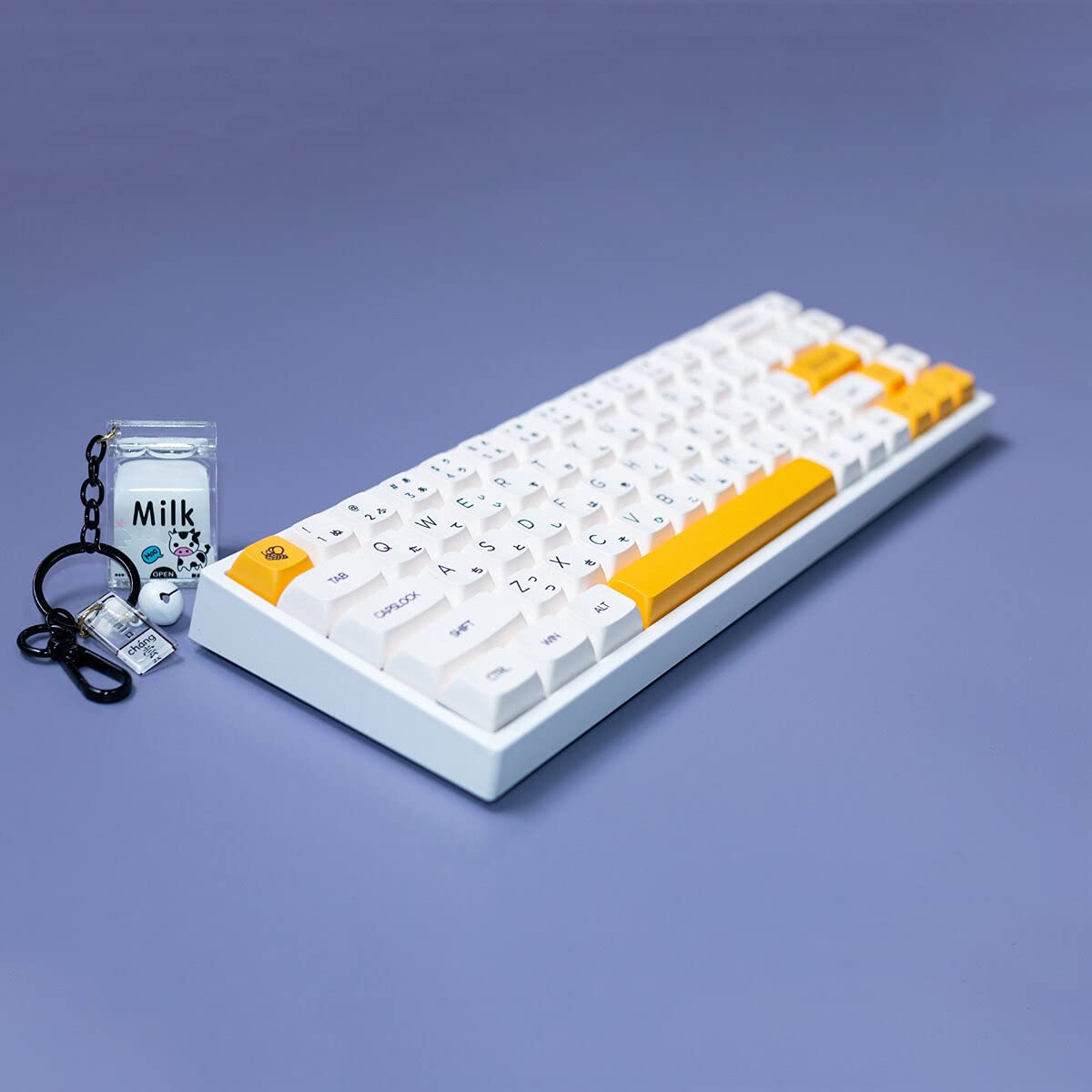 140キー ハニーミルク PBTキーキャップセット メカニカルキーボード用 Amazon.com: GTSP XDA Honey Milk Keycaps PBT Japanese Bee