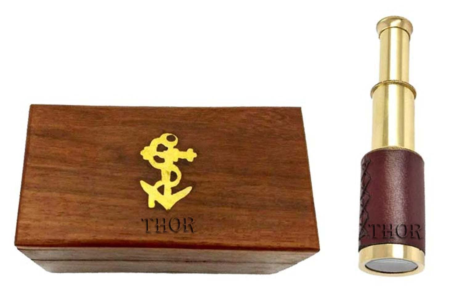 Amazon.co.jp: アンティーク マリン 6インチ 真鍮 ハンドヘルド 望遠鏡