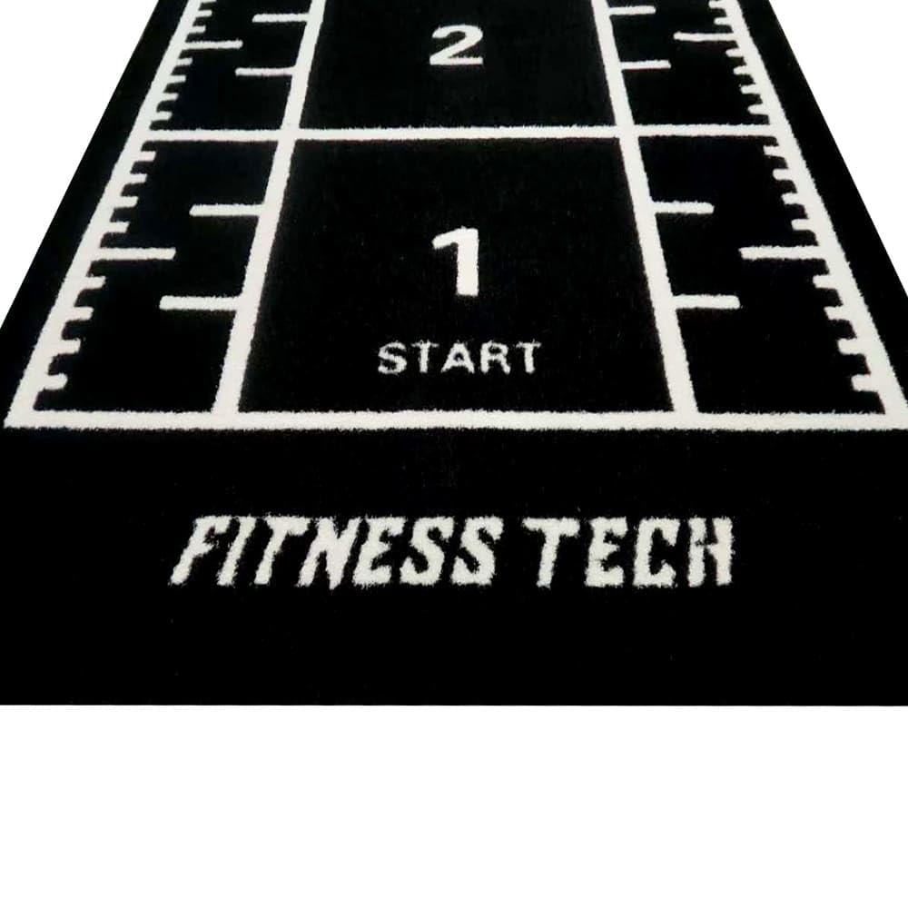Pista de Sprint de Césped Artificial Fitness Tech | Superficie Antideslizante para Trineo, Sprints y Arrastres