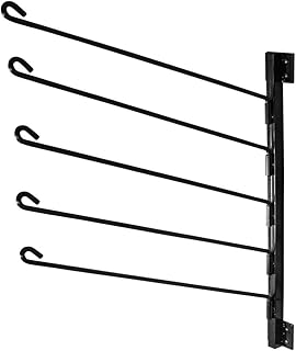 Easy-Up 5 Arm Vertical Pad Rack | Space Saving Design | Durable Steel Construction | Arm Swivel for Drying Pads | Accommodates Various Pad Types | 5 Year Warranty