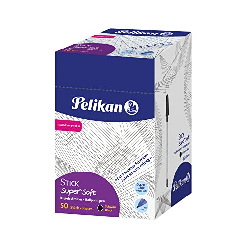 Pelikan Confezione 50 Penne A Sfera Stick Super Soft Nere - 2