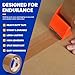 TAPEBEAR Brown Packing Tape with Dispenser, 2.6mil x 1.88