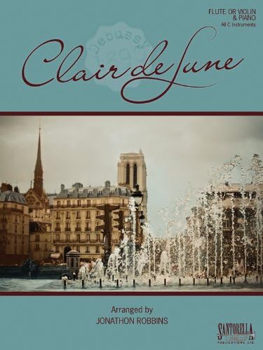 Debussy's Clair de Lune for Flute or Violin & Piano