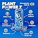 Blue Lotus Plant Power Drink™ | Pure Cane Sugar | 160 mg Natural Caffeine from Green Coffee Bean | Plant-Based Ingredients | 12 oz Cans | 12 Count