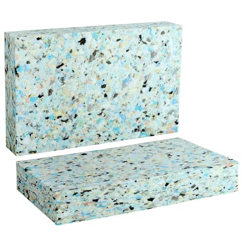 Eco-Friendly Foam Yoga Blocks (2-Pack) - Softer, High-Density Support for Yoga & Pilates, 100% Recycled Vegan Design - Size: 2 of 30x20x5cm