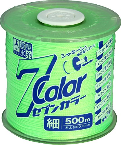 たくみ セブンカラー水糸 グリーン 細 4809 500m