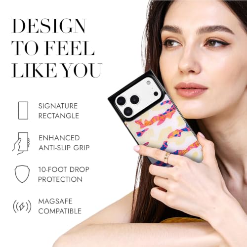Image of COCOMII Rectangle for iPhone 18 Pro /17 Pro Case, Camouflage Leopard