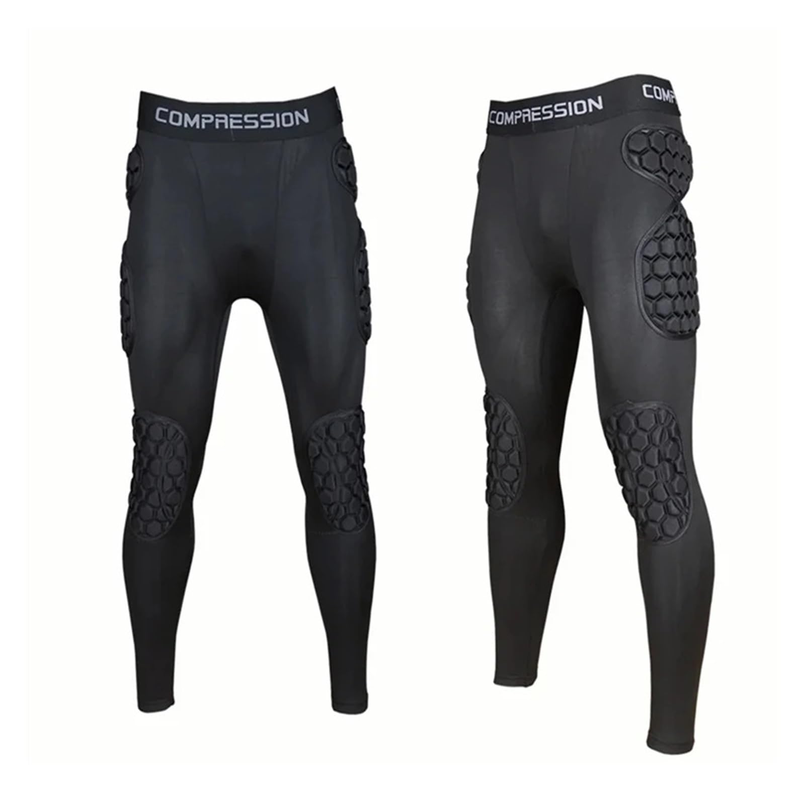 Camiseta de fútbol Acolchada Pantalones de Entrenamiento Portero Rugby for Hombre, con Rodilleras, Chaqueta y protección for físico