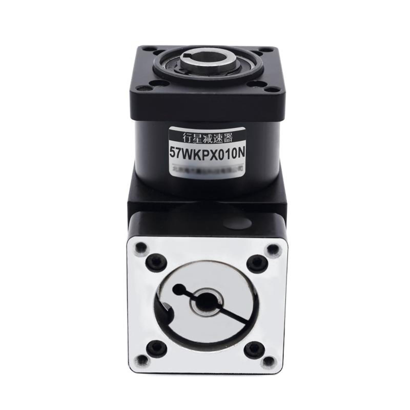 Riduttore epicicloidale ad angolo retto da 57 mm con foro di uscita 90 gradi, rapporto velocità 3: 1, 4:, 5:, 6: for motore passo-passo Nema23(4 to 1)