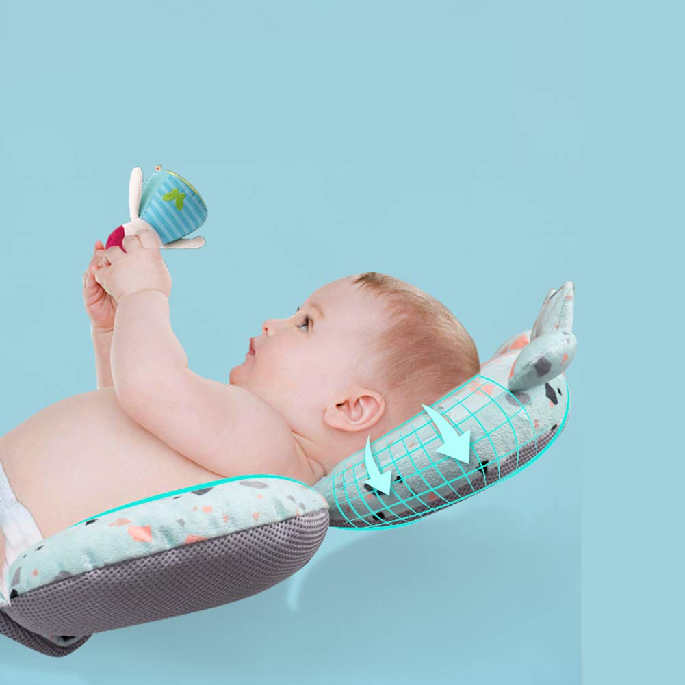 LTSWEET Copriseduta Passeggino Universale Cuscino Pads Invernale Traspirante Confortevole Protettori per Sedile Seggiolone Pappa Seggiolino Auto per Bambini Cuscino,Blu