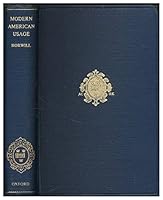 Dictionary of Modern American Usage 0198691092 Book Cover
