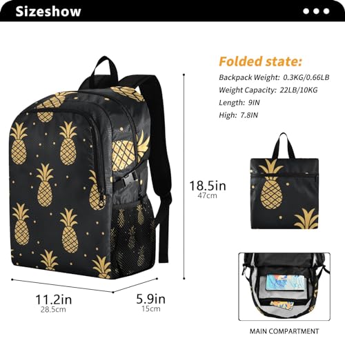 Mochila ligera y plegable para senderismo y viaje miniatura 3