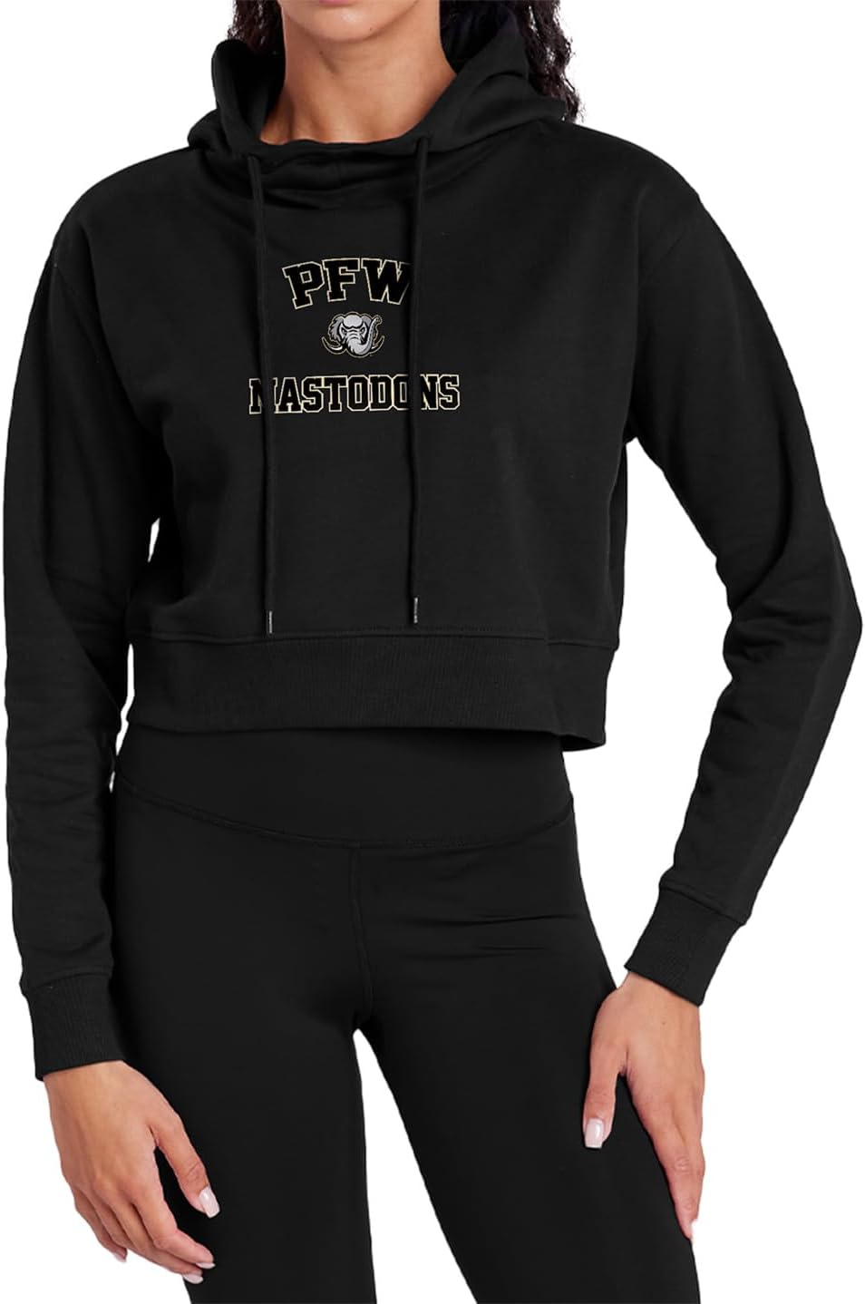 Campus Lab Purdue University Fort Wayne Campus Classic Women's Cropped Hoodie Pullover Sweatshirt