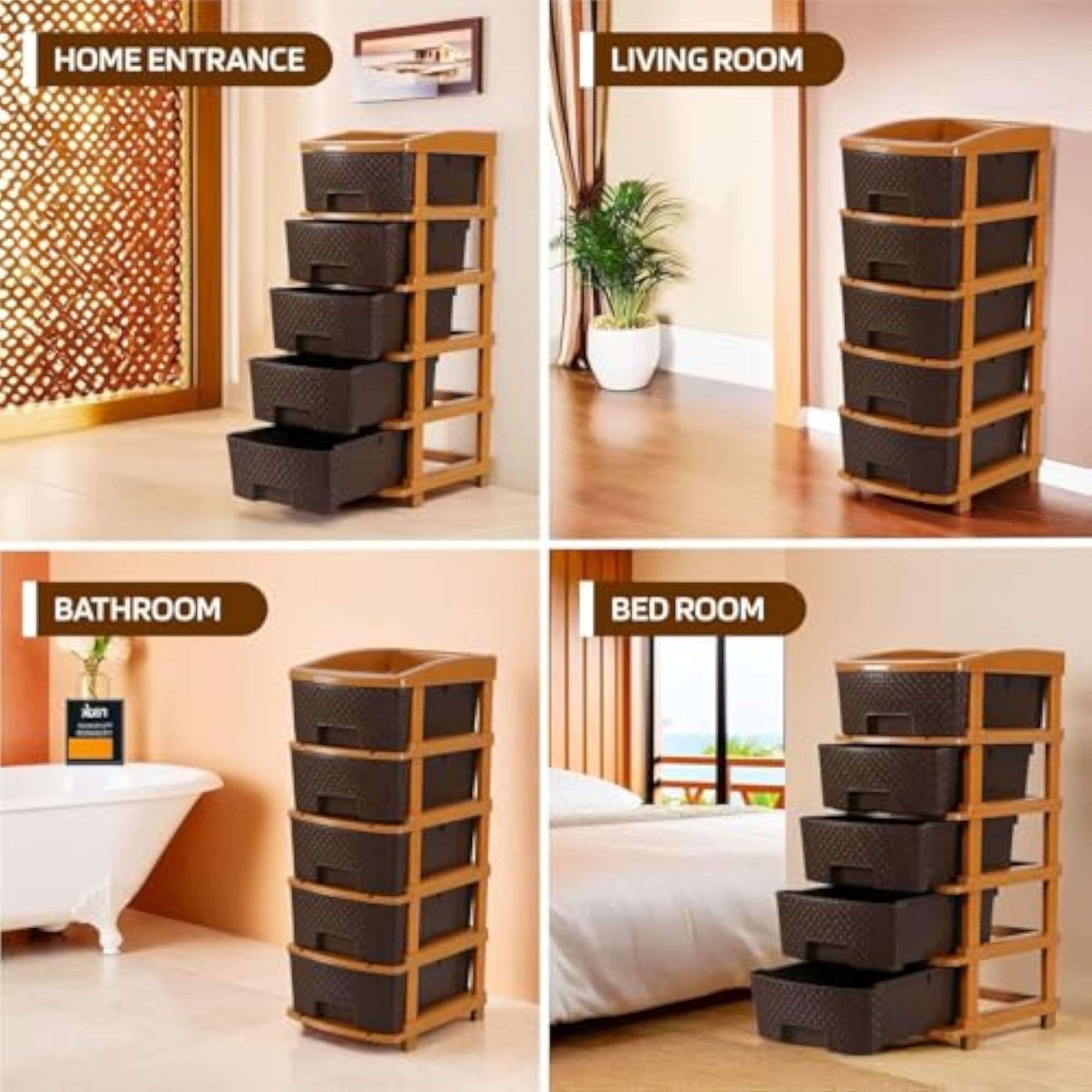 Modular Drawer Storage Organizer for Kids Room