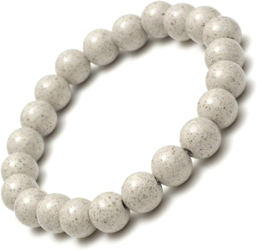 Amazon | [OVER-9] 北投石 ブレスレット 本物保証 台湾 原石