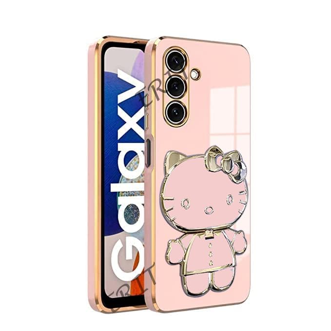 ERIT ® 3D Back Cases and Covers Compatible for Samsung A15 5g Kitty with Stand and Mirror | Camera Protection | Anti-Slip | Folding Stand - Pink (B0CW65X59H) Amazon Price History, Amazon Price Tracker