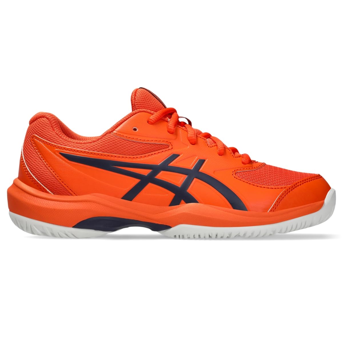 Asics Kid's Gel-Game Grade School Tennis Shoes, 4, NOVA Orange/Indigo Fog