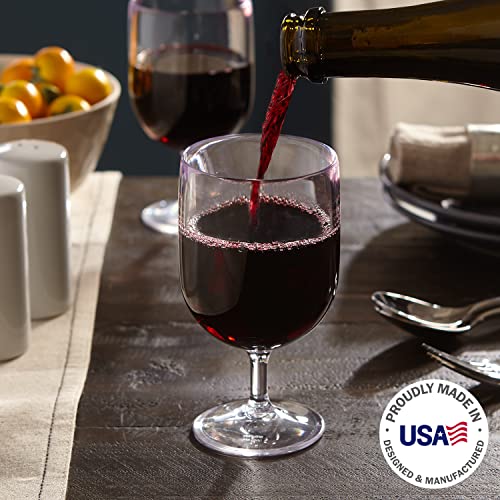 US Acrylic Stemless Wine Glasses