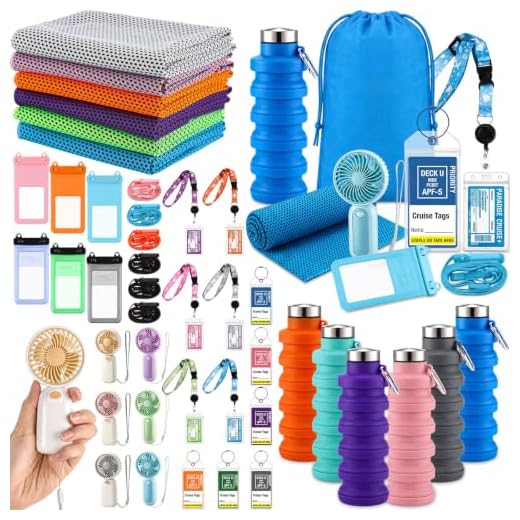Wovnet 6 Sets Cruise Ship Accessory Kit
