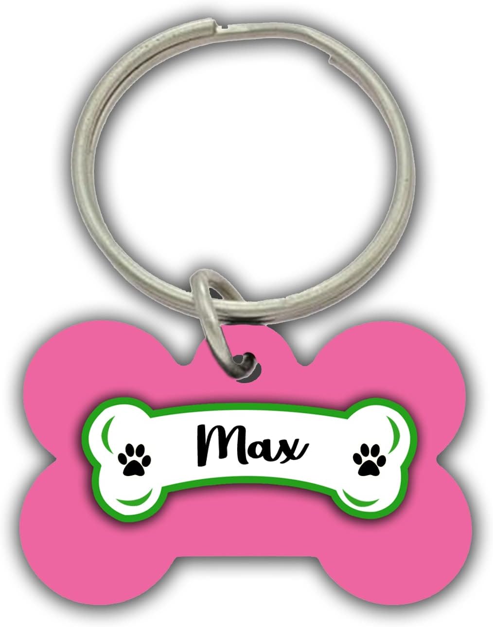 AWANI TRENDS Max Pets Name/Identity Tag Bone Shape Tag for Dogs and Cats , Dog ID tag -ATPET03062