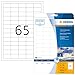 Herma 4388 - Pack de 1625 etiquetas, 38.1 x 21.2 mm, color blanco