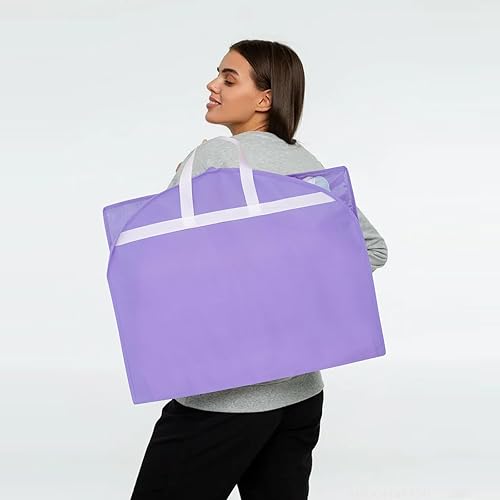 Vista 12 de Bolsa de ropa colgante impermeable, bolsas de ropa de 40 pulgadas para colgar ropa, bolsas de ropa para almacenamiento de viajes, bolsa de ropa