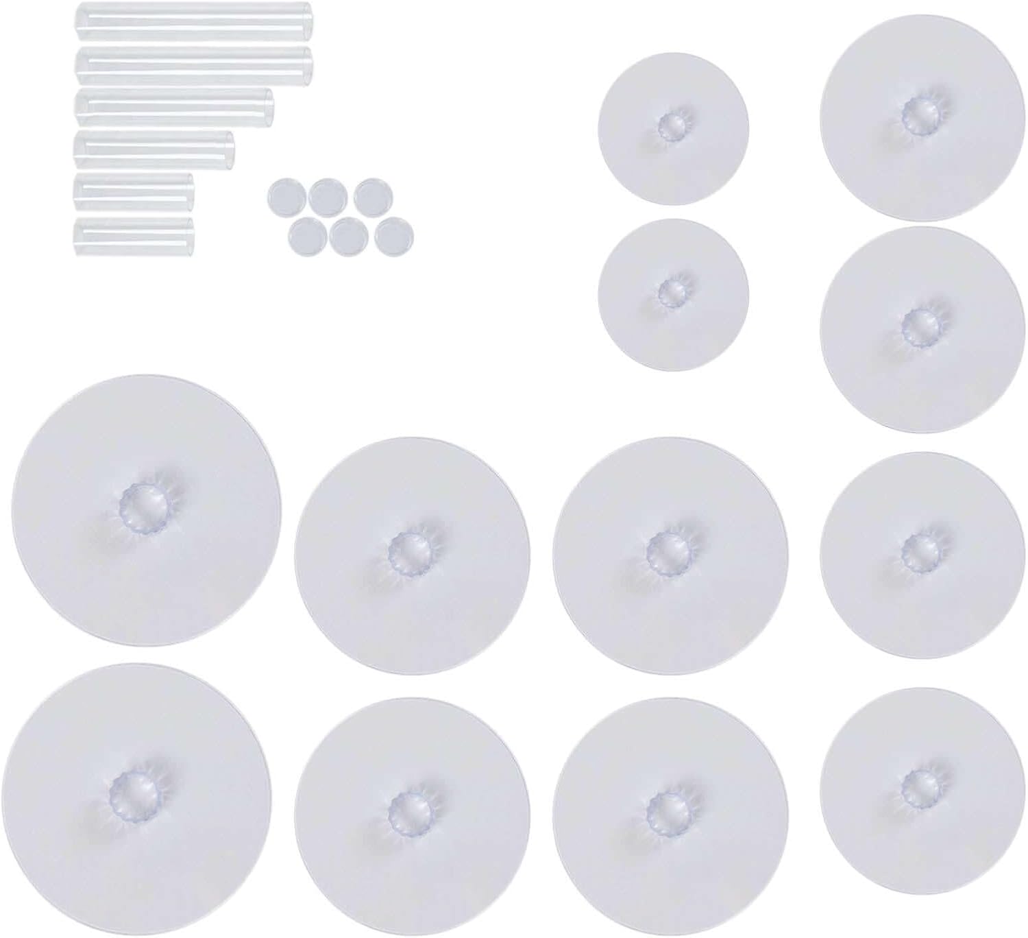 Efavormart Lovely 6 Tier Heavy Duty Acrylic Crystal Glass Clear Cake Dessert Decorating Stand for Birthday Party Wedding