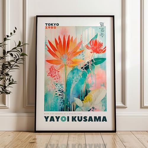 Affiche Yayoi Kusama ARTINSPIRIO de collection pour cadre 40 x 60 cm