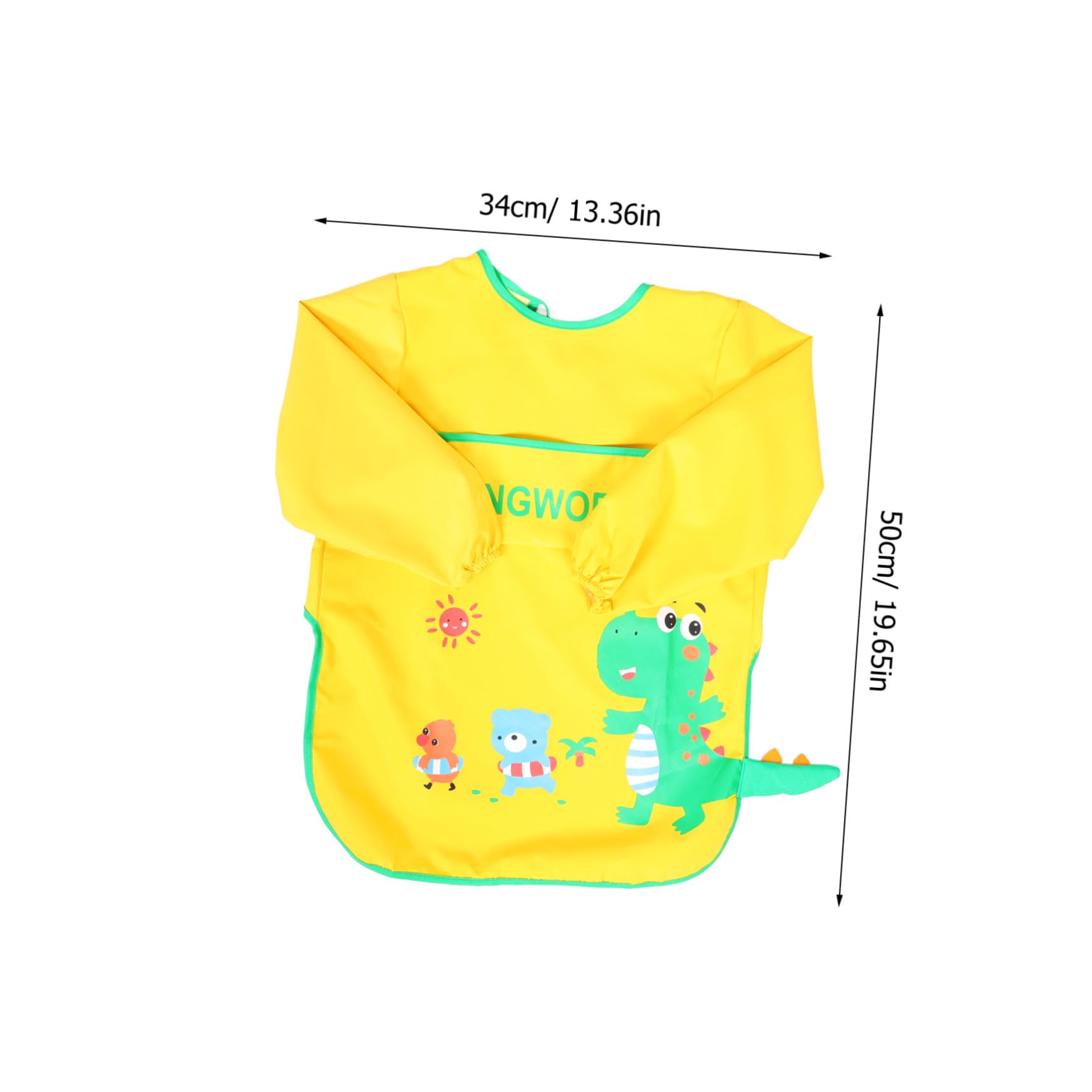 ibasenice 3 Pz Grembiule Per Bambini Grembiule Da Pittura Da Pasto Per Bambini Camice Di Vernice Per Bavaglini Che Sbavano Bavaglino Usura Inversa Poliestere Bambino