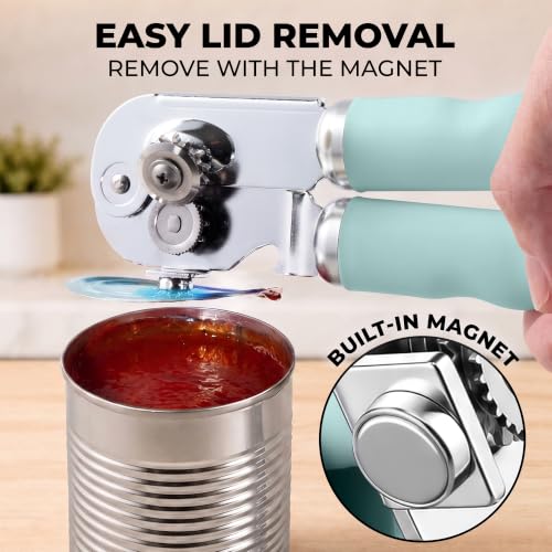 Image of Zulay Kitchen Stainless Steel Swing Open Manual Can Opener Comfortable Grip