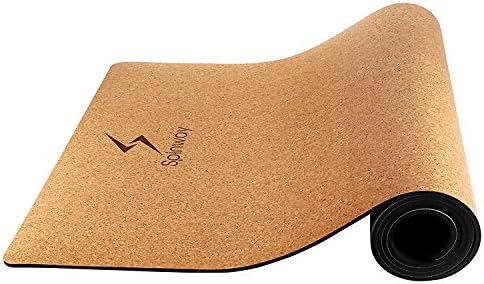 Spinway Unisex Wooden Graphite Durable No-Slip Grip Anti-Microbial Yoga Mat