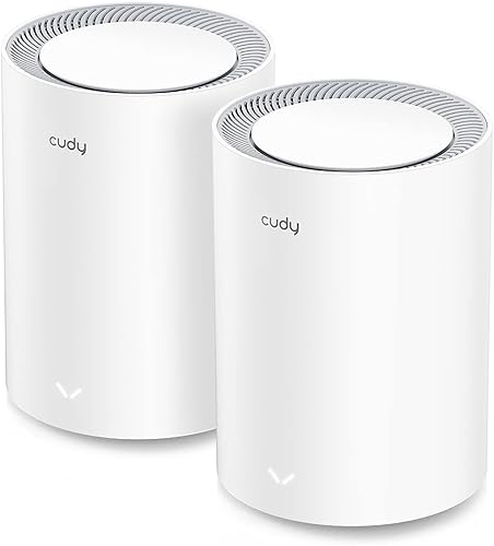 Cudy Sistema de malla WiFi 6 AX3000 cubre hasta 4800 pies cuadrados, reemplaza el enrutador y extensor inalámbricos, WAN de 2.5 G y LAN Gigabit por