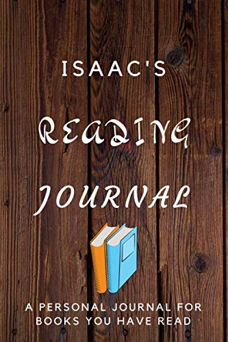 Isaac's Reading Journal: writing Planner writing Book writing Journal Gift for Jacob / Notebook / Diary / Unique Greeting Card Alternative