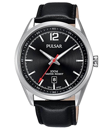 Pulsar Montre Homme Sport Analogique Quartz Cuir PS9519X1, Sangles