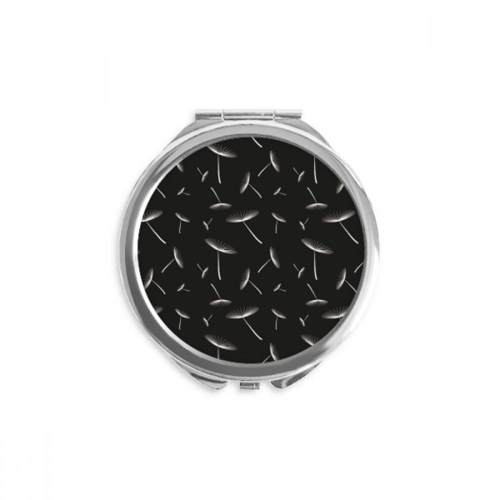 Espejo redondo de bolsillo de diente de león, accesorio portátil de maquillaje 5