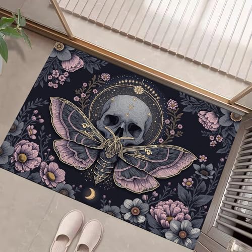 Paillasson de propreté extérieur abrité pour entrée style gothique