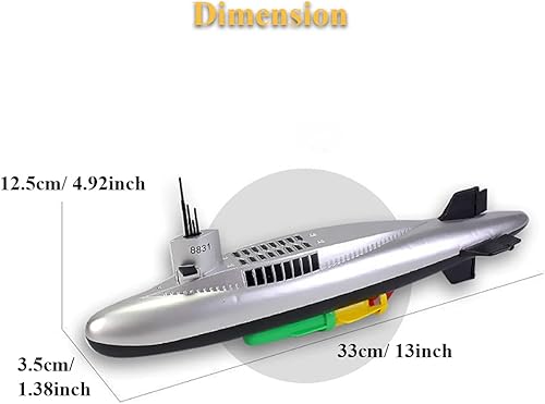Miniatura 7 de Juguete submarino eléctrico divertido bañera cerdo juguete submarino piscina juguete submarino juguete agua submarino juguete militar modelo de