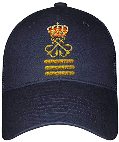 Gorra Lisa de Capitán de Yate (Azul Marino)