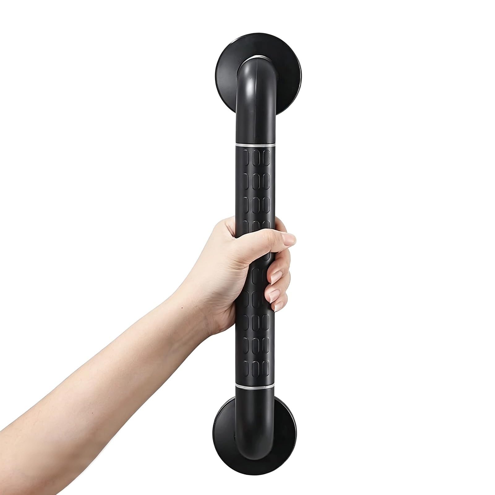 FKXSXAZ Anti-Slip Black Grab Bars, Bathroom Wall Mount Bar, Safety Balance Handrail, Handicap Assist Shower Handle(50cm/20in)