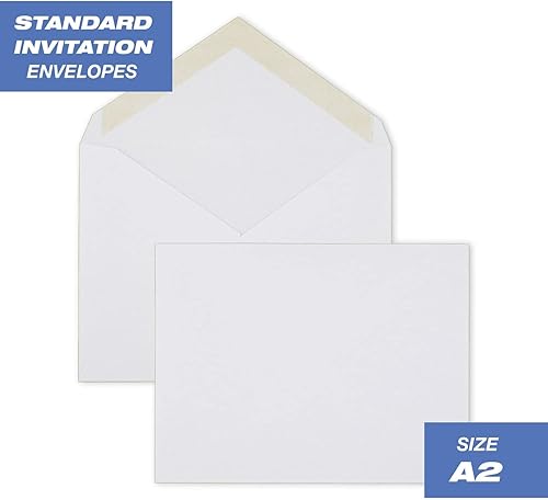 Miniatura 2 de Mead Standard A2 Invitation Envelopes, Gummed Closure, 4-38" X 5-34", Premium 24-lb Paper, White, 100 per Box (CO198)