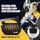 Noqqs® Ersatzbezug für Kindersitzerhöhung mit Gurtpolster, Waschbar bei 30°C,